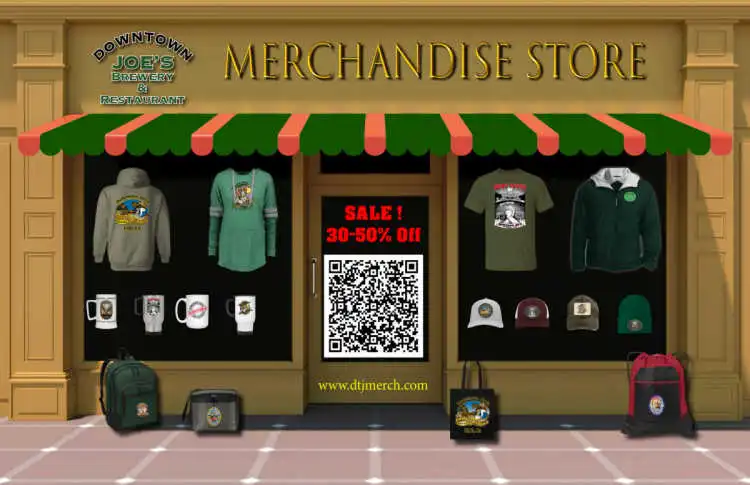 Downtown Joe's Online Merch Store